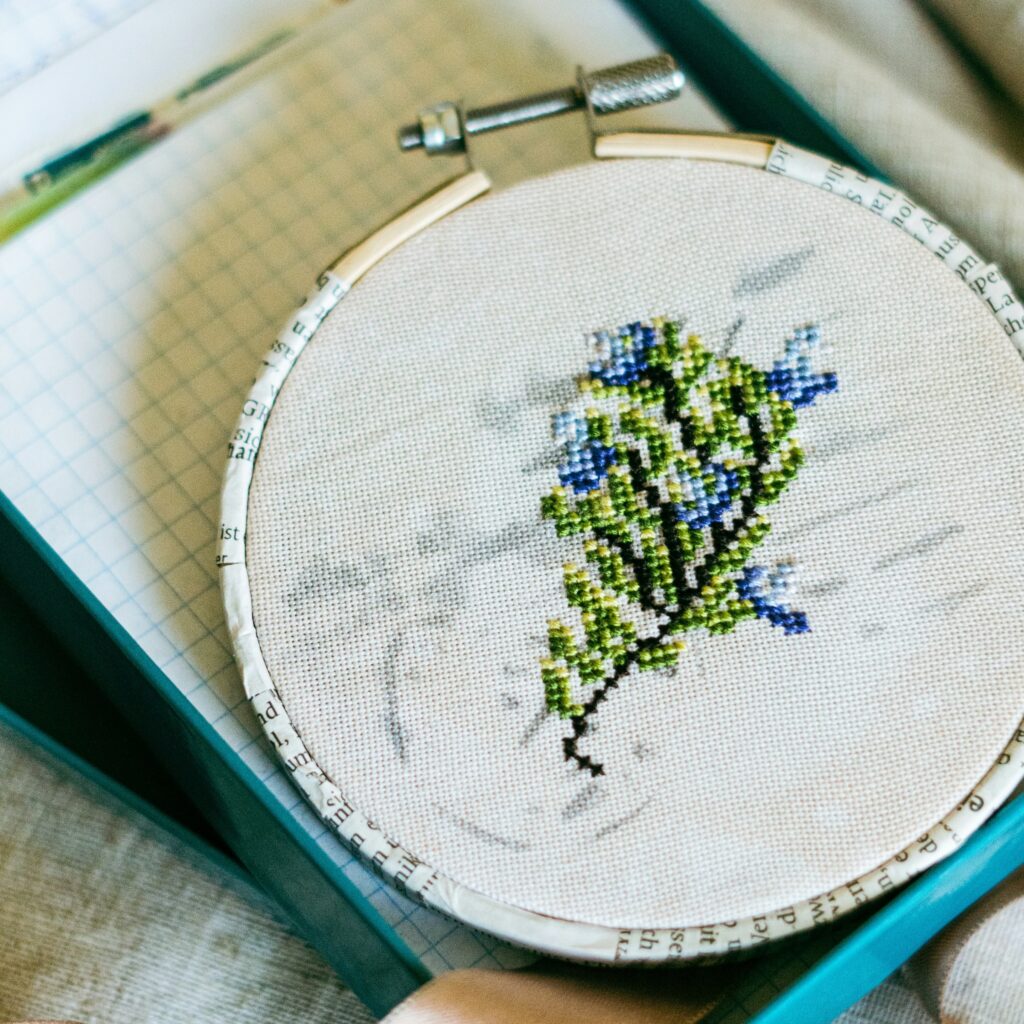 flower cross stitch