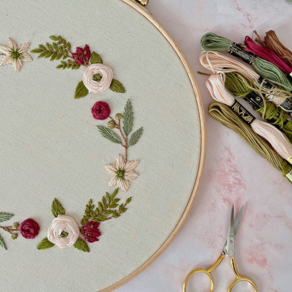flower embroidery