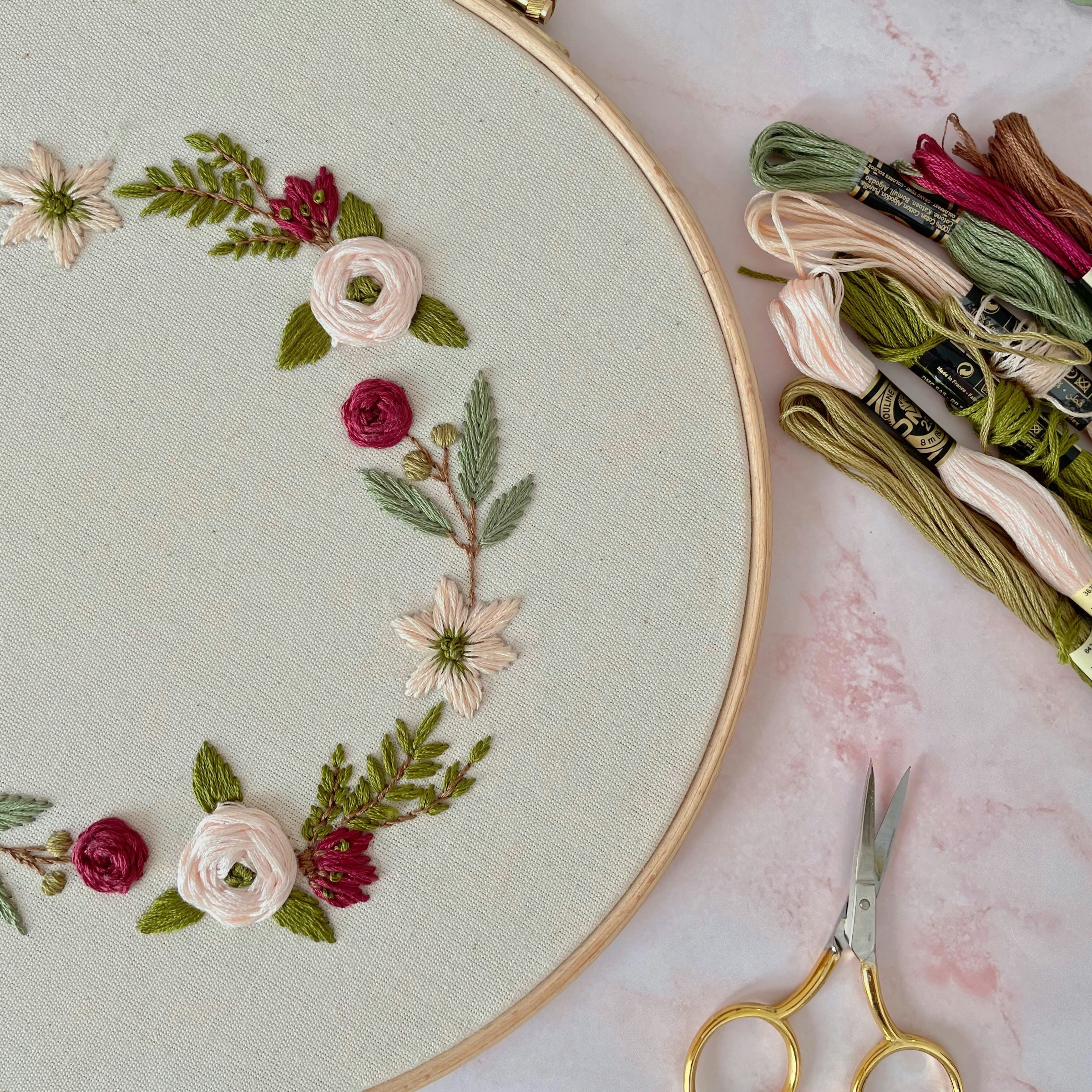 flower embroidery