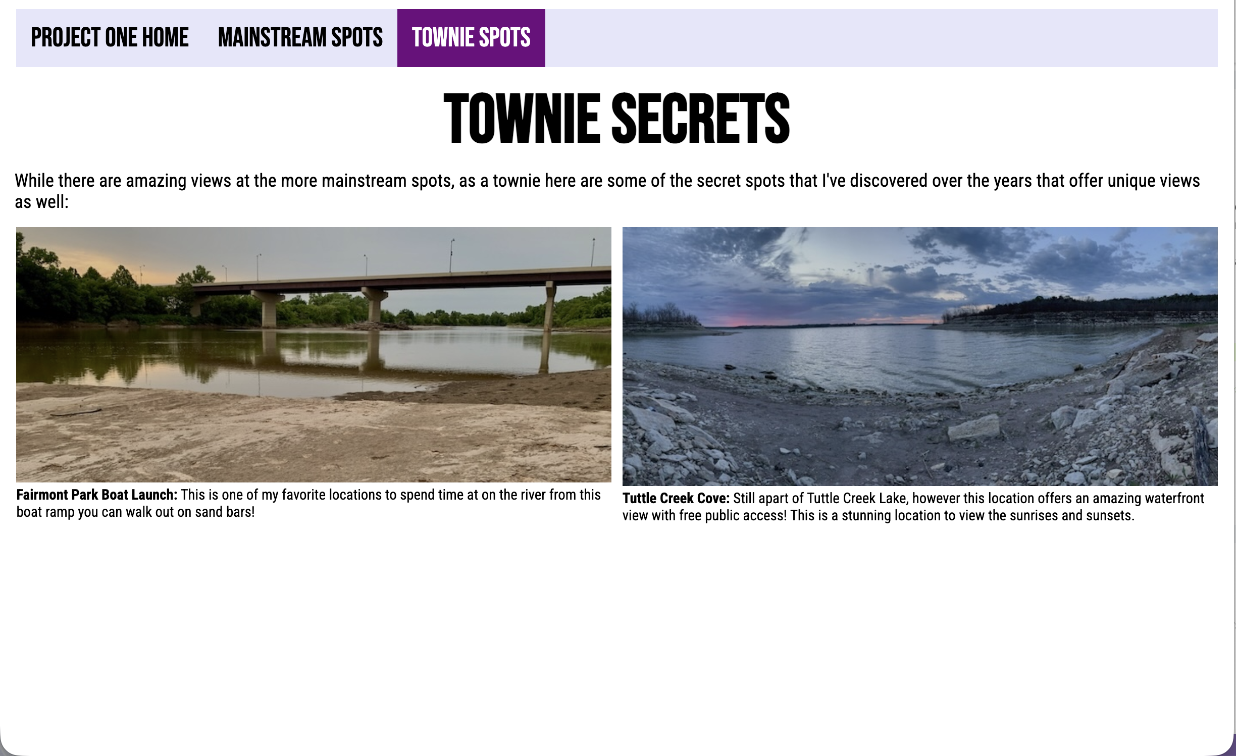 screenshot of page three the original version
