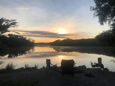 camping at Tuttle Creek
